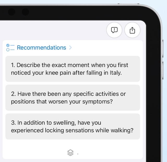 Realtime clinical guidance example